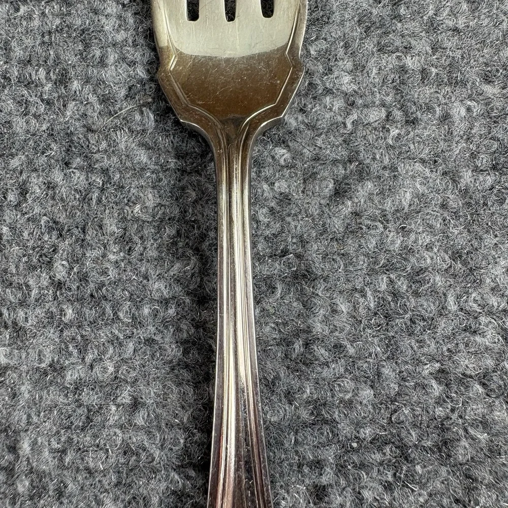 VTG 12 Rogers AA Puritan 1912 Individual Salad Forks Silverplate Pat Sept 3 1912